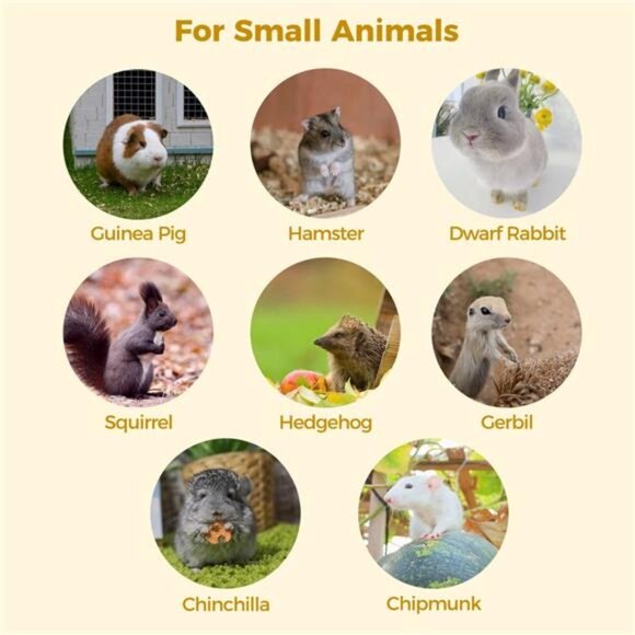 Hamster Bedding, Natural Dried Flower Herb Bedding, Decorative 5.9 x 5.9 x 3.1 - Picture 3 of 5